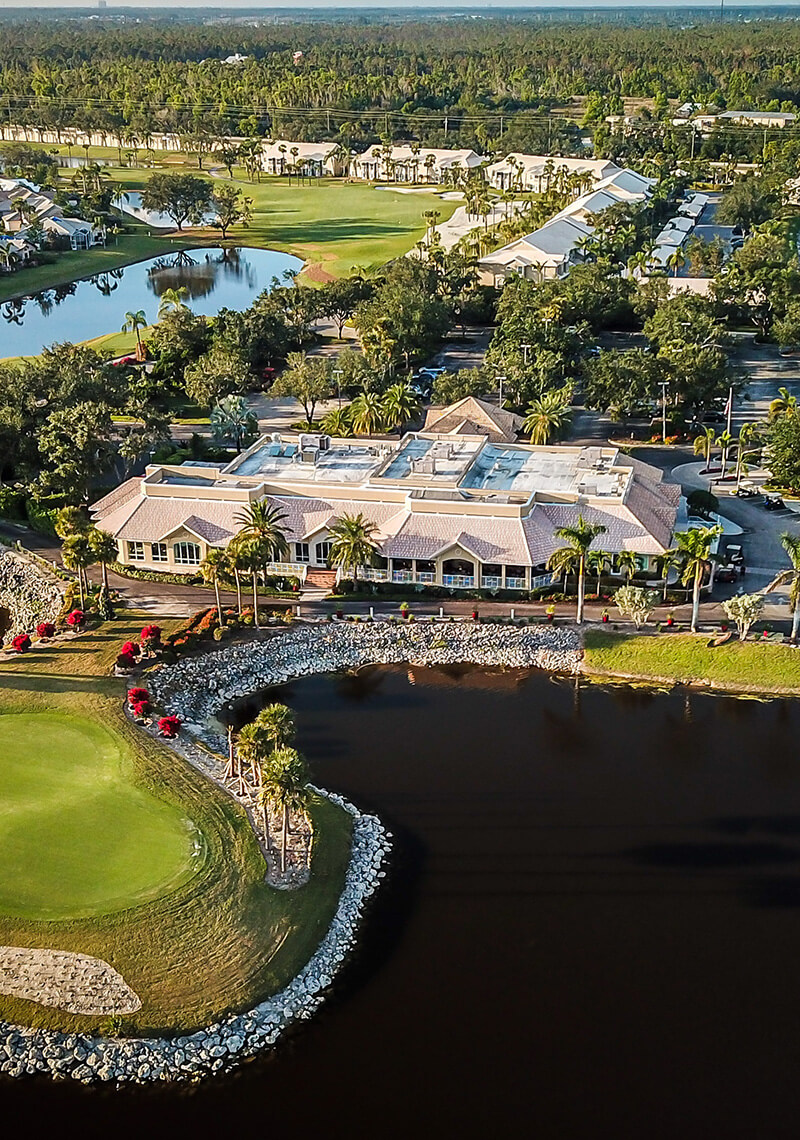 club aerial view