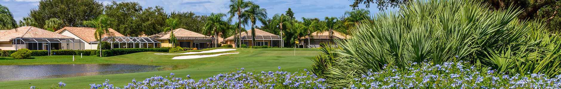 club exterior and flowers